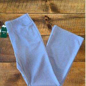 NWT Halara Womens Gray Pull On Flare Work Pant Stretchy Pockets Size Large